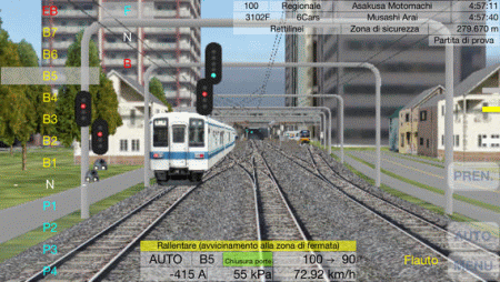 Train Drive ATS simulatore metropolitana