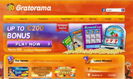 Gratorama sito di slot machine online