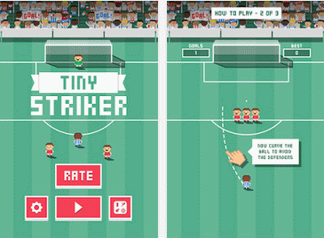 Tiny Striker app ios e android